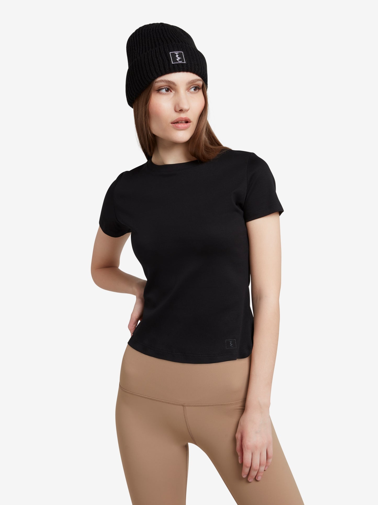 The Signature Cotton Top - Black