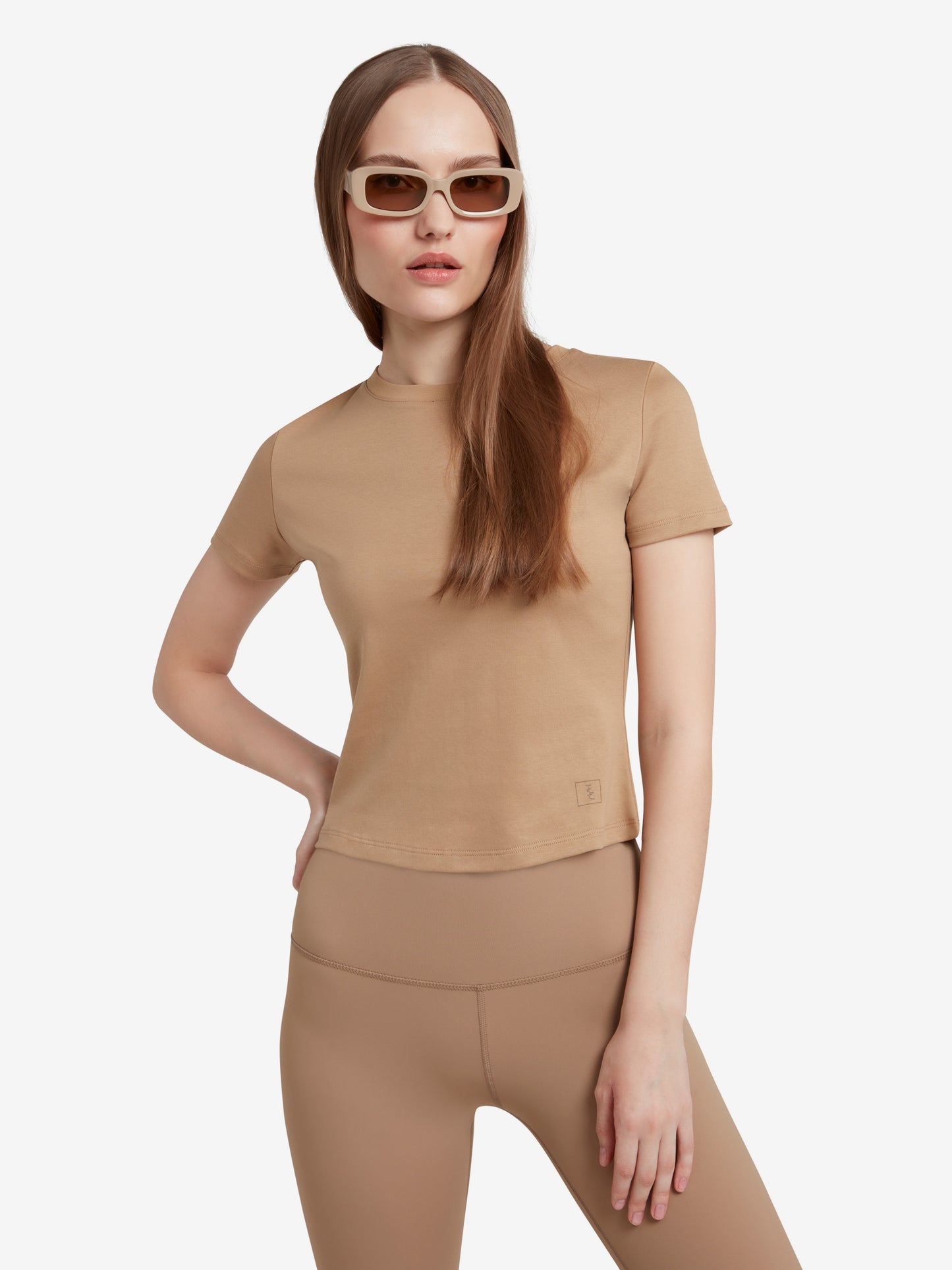 The Signature Cotton Top - Brown