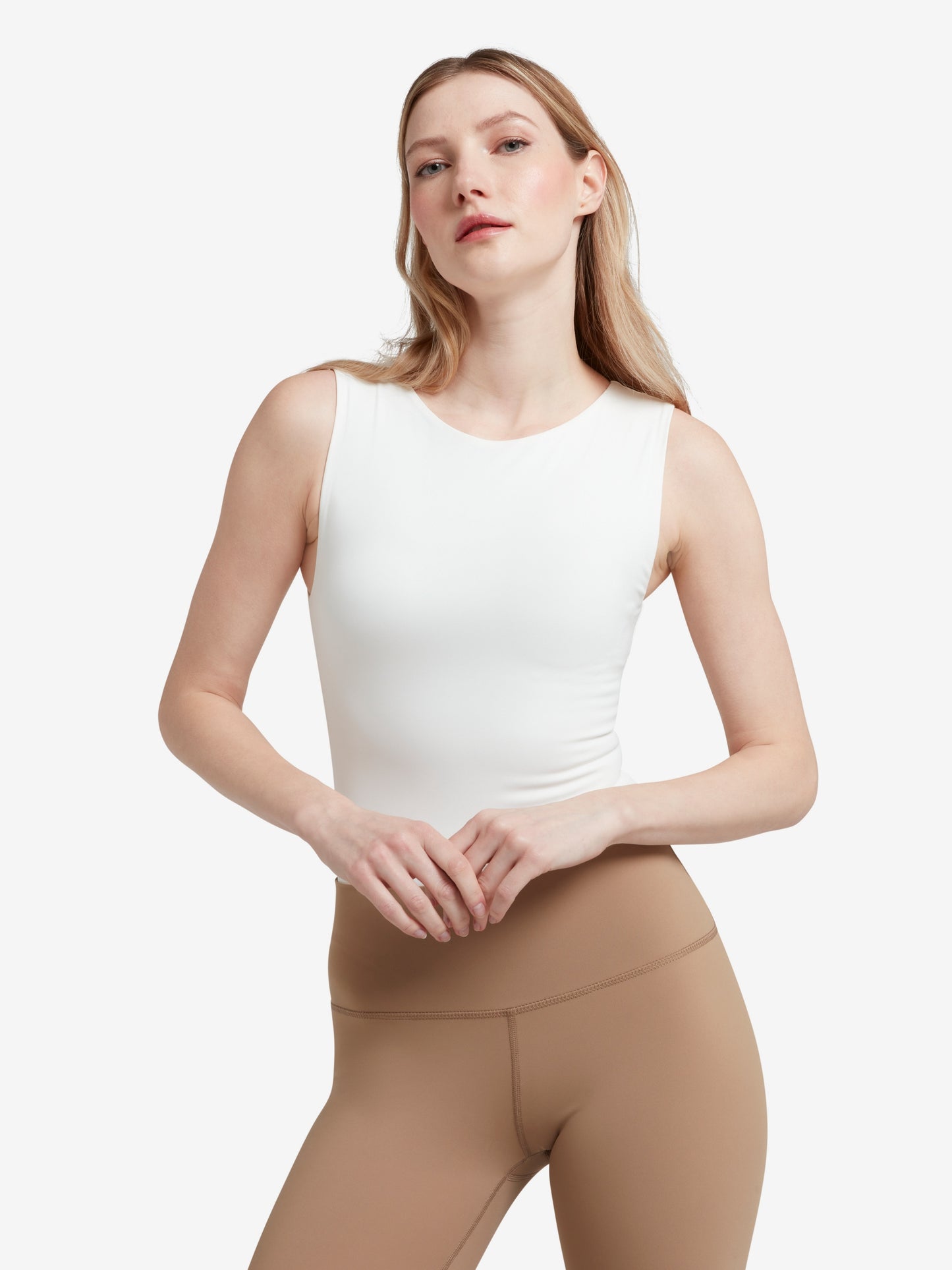 Sculpted Bodysuit - White