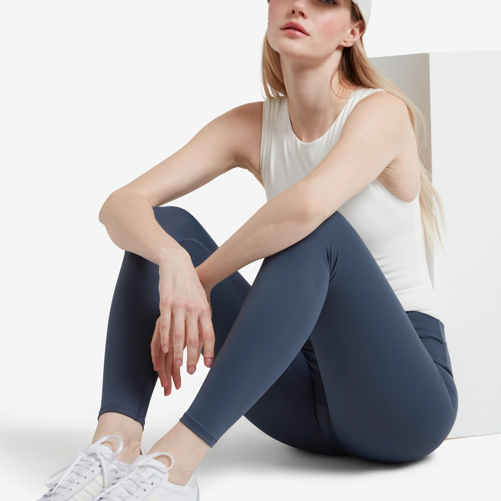 
                  
                    Contoured Leggings - Blue
                  
                