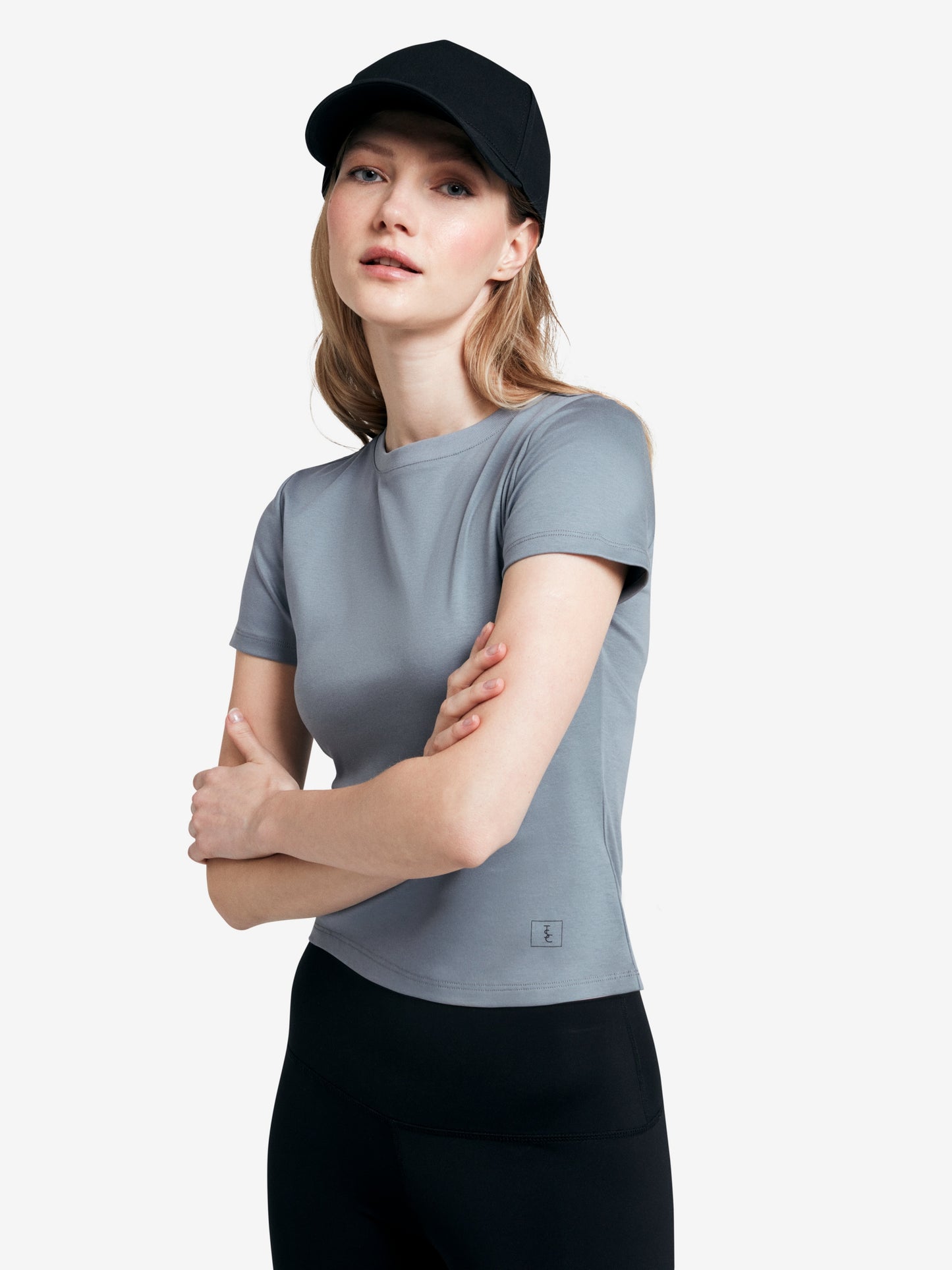 
                  
                    The Signature Cotton Top - Blue
                  
                