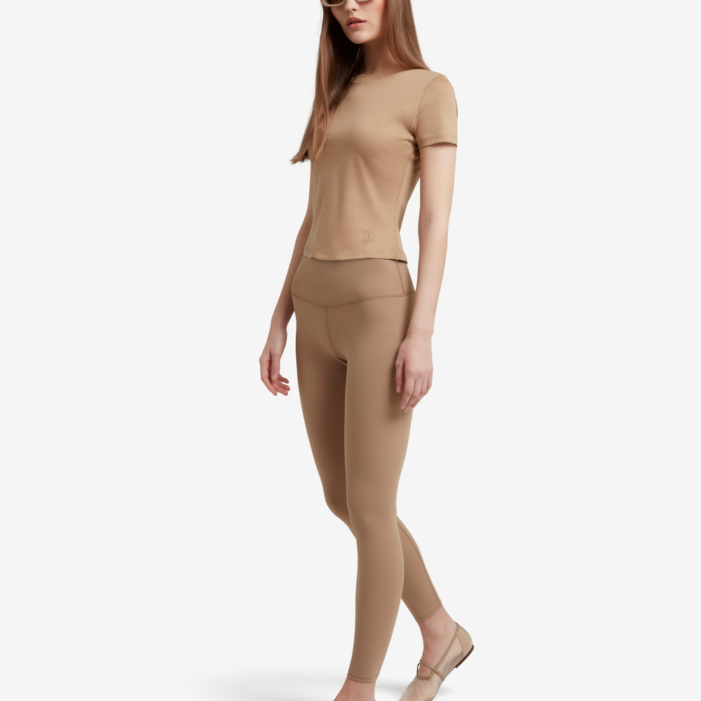 
                  
                    The Signature Cotton Top - Brown
                  
                
