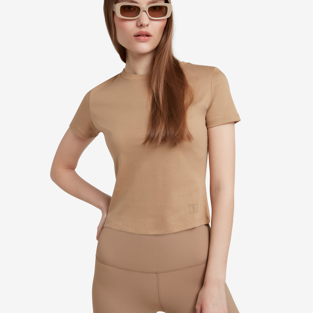 
                  
                    The Signature Cotton Top - Brown
                  
                